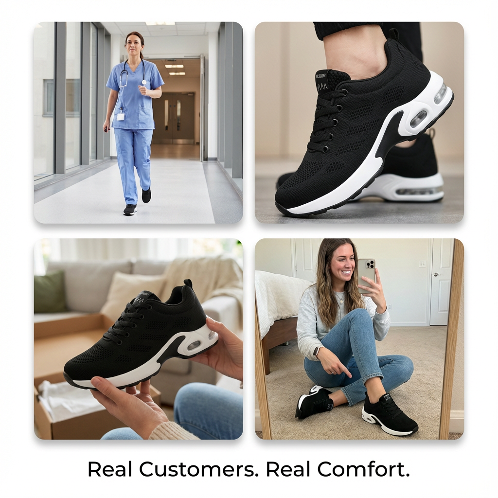 Ortho™ Pro — 12-Hour Shift Shoes for All-Day Foot, Knee & Back Pain Relief