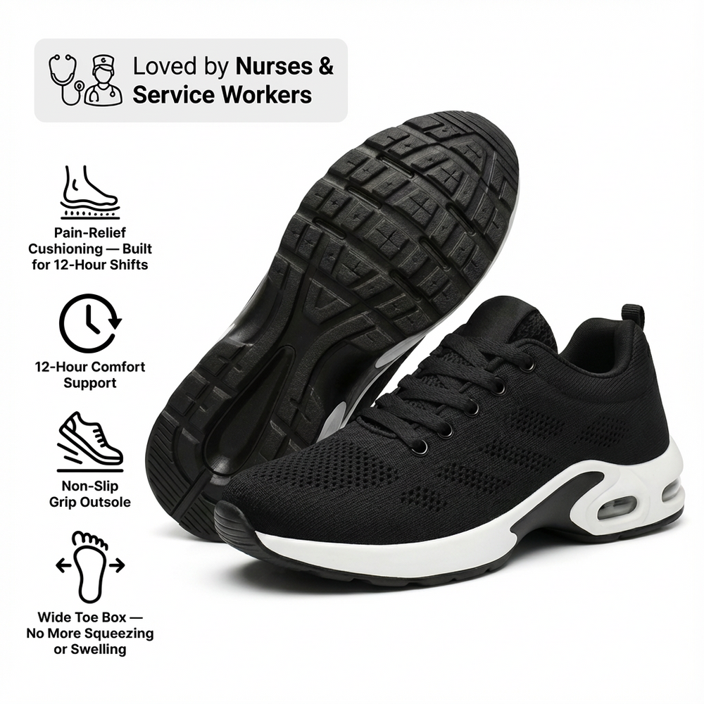 Ortho™ Pro – 12-Hour Shift Shoes for Heel & Plantar Fasciitis Relief (Unisex)