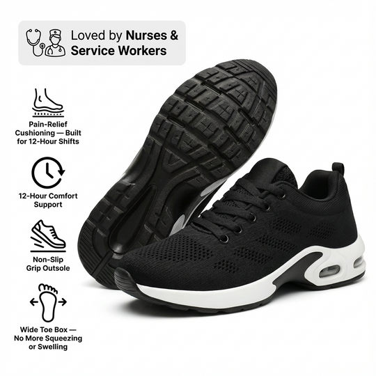 Ortho™ Pro — 12-Hour Shift Shoes for All-Day Foot, Knee & Back Pain Relief