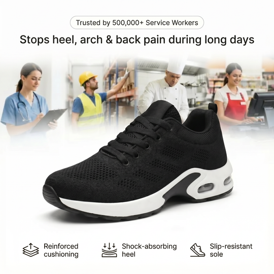 Ortho™ Pro — 12-Hour Shift Shoes for All-Day Foot, Knee & Back Pain Relief