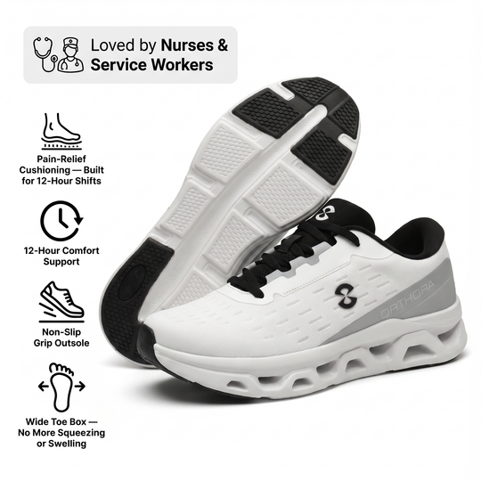 Ortho™ Fly — 12-Hour Shift Shoes for All-Day Foot, Knee & Back Pain Relief