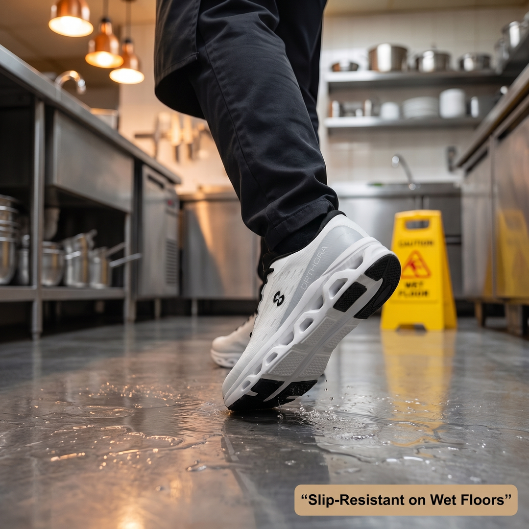 Ortho™ Fly — 12-Hour Shift Shoes for All-Day Foot, Knee & Back Pain Relief