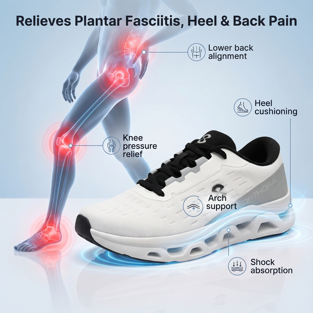 Ortho™ Fly — 12-Hour Shift Shoes for All-Day Foot, Knee & Back Pain Relief