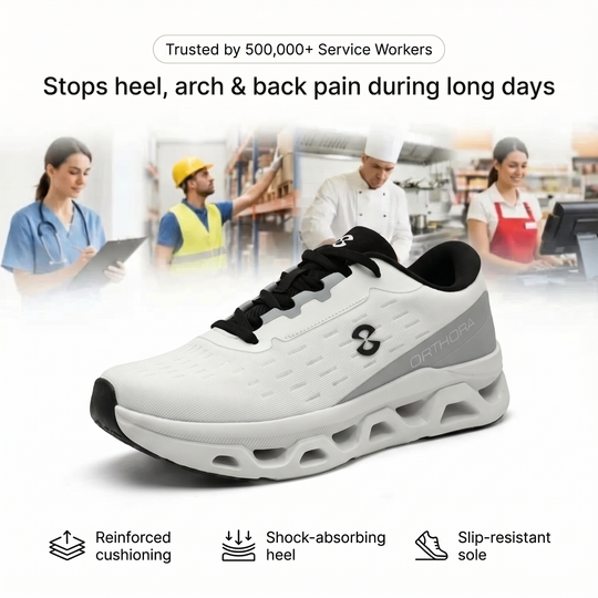 Ortho™ Fly — 12-Hour Shift Shoes for All-Day Foot, Knee & Back Pain Relief