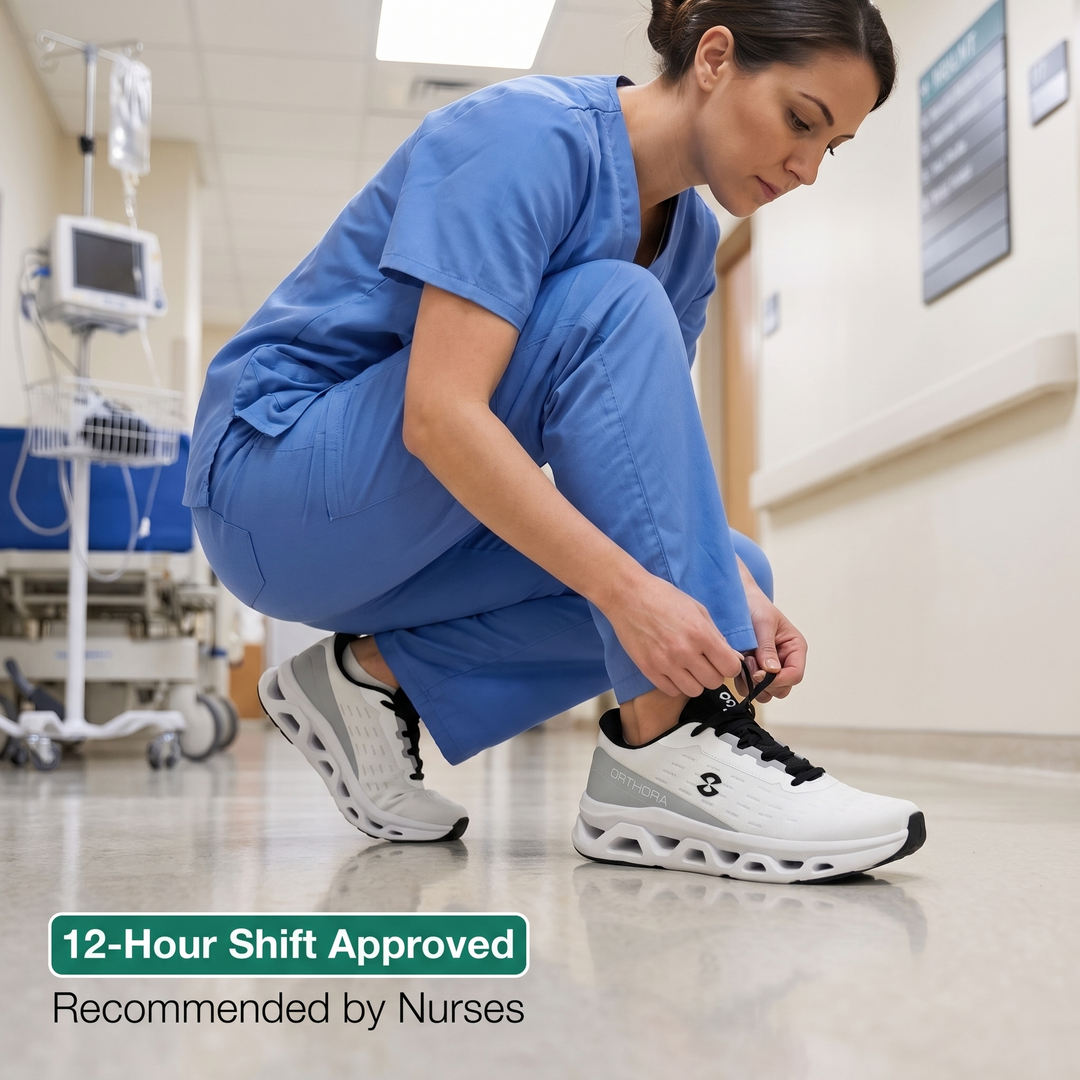 Ortho™ Fly — 12-Hour Shift Shoes for All-Day Foot, Knee & Back Pain Relief